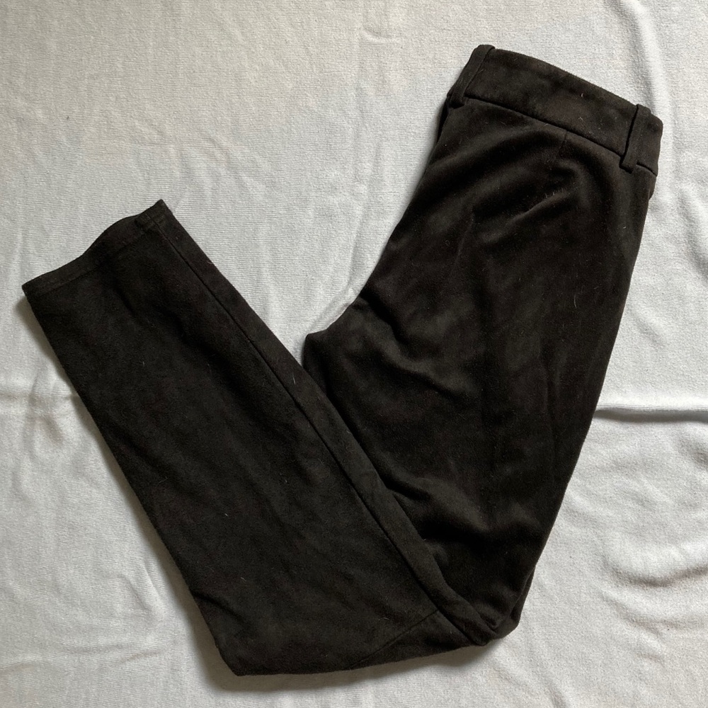 Aritzia Faux Suède Black Leggings Size 2
